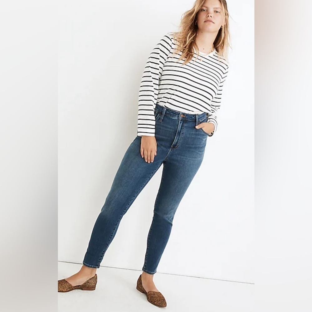 NWT Madewell 10” High-Rise Skinny Size 20W Jeans